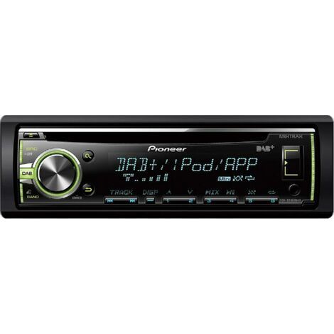 Pioneer DEH-X6800DAB Autoradio tuner DAB+, port pour commande au volant (1/4)