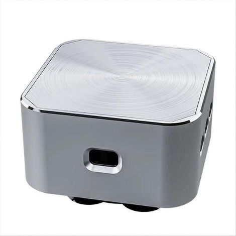 Knochenleitungs-Bluetooth-Lautsprecher mit FM-Radio, Resonant Audio-Lautsprecher, kabelloser Stereoklang, silber (1/5)