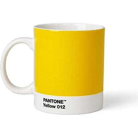 Copenhagen 101030012 Design Pantone Mug, Coffee/Tea Cup, fine China (Ceramic), 375 ml, Yellow 012 C, Porcellana, One Size (1/5)