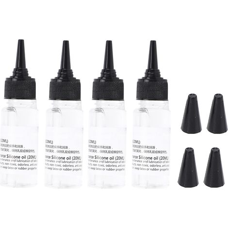 4 Pièces Huile de Silicone pour Entretien Combinaison Néoprène Anti-Oxydation Produits Caoutchouc Latex (1/5)