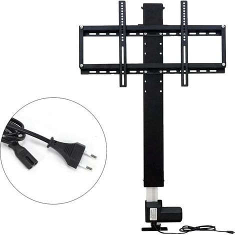 Elektrische TV-Halterung mit Liftfunktion, höhenverstellbar bis 700 mm, geeignet für Fernseher von 26" bis 57" (1/2)