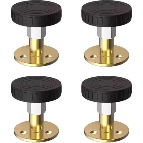 Ahlsen Estabilizador de cabecera de pieza, tapón antivibración para marco de cama, cabecera, mesitas de noche, sofás, tapón fijador de cabecera, marco de cama con rosca ajustable (1/5)
