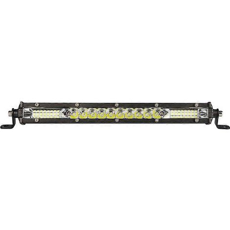 Barre lumineuse LED 12 pouces, feux de travail LED pour toit, 12 V/24 V, faisceau large/spot, phares longue portée pour SUV et camions tout-terrain (1/5)