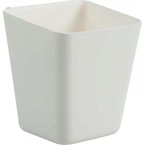 Organiseur de bureau, étagère de rangement, étagère suspendue, boîte de rangement, petite boîte, porte-stylo, panier de rangement simple, boîte de rangement de bureau divers, lot de 3 (blanc) (1/5)