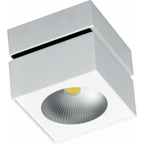 Applique LED Orientabile Rubyc Surface 14W 40° Switch CCT 2700K/3200K/4000K Dimmerabile TRIAC Bianco Opaco - Beneito & Faure (1/5)