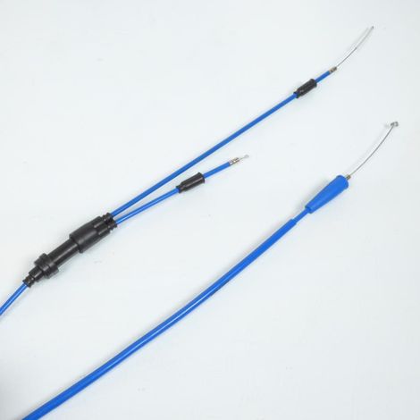 Câble transmission d'accélérateur bleu Doppler pour moto Sherco (1/2)