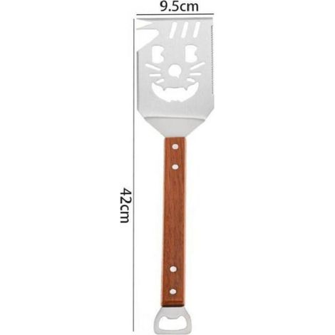 Accessoires de barbecue, accessoires de barbecue extra longs, accessoires de barbecue d'extérieur, meilleurs cadeaux de barbe Label (1/5)