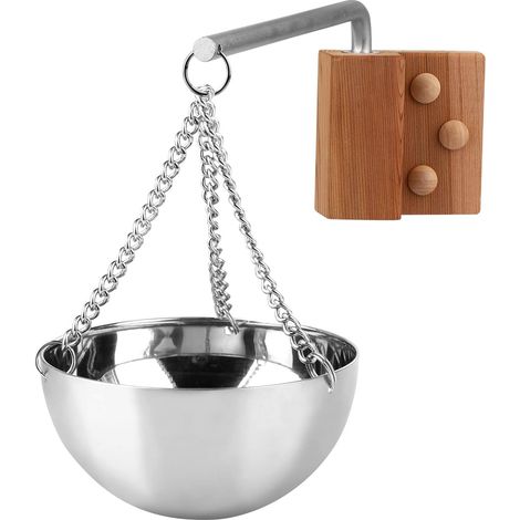 Diffuseur Aromathérapie pour Sauna, Bol Aromatique Sauna Diffuseur Huile Essentielle pour Sauna Bol avec Bras Pivotant et Couvercles à Vis pour Sauna et Spa (1/5)