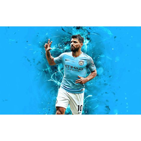 Papier peint panoramique Football - Joueur de Foot - 130 cm x 81 cm (1/2)