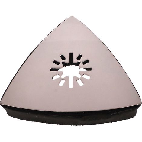 Patin de Ponçage Multi Outil, 4 Pièces 80mm Patin de Fixation Triangulaires avec, Outils pour Bois, Métal, Plastique Dur, Plâtre