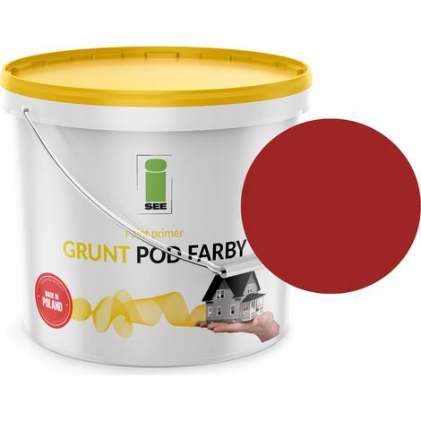 Imprimación de silicona para pintura de fachadas, roja, 10 l (1/5)