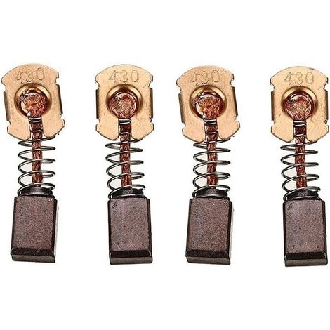 4 Kohlebürsten, kompatibel mit Makita 18V LXT Winkelschleifern BHR200, DHR200, 844D, DGA452 und DGA452Z (1/5)