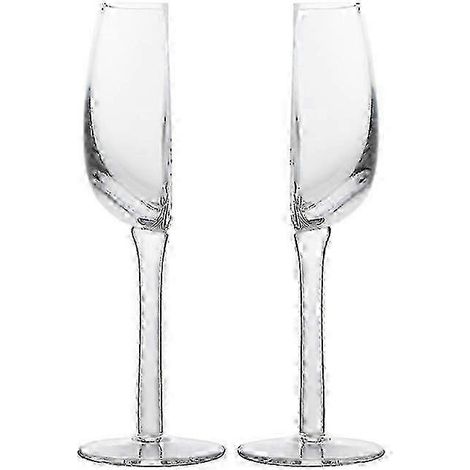 Verre à vin « demi-verre » en verre transparent, idéal pour le vin rouge (1/4)