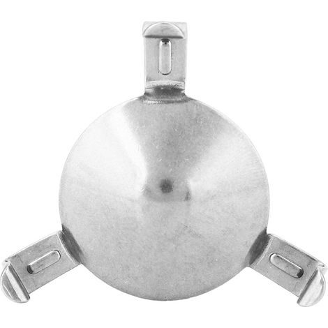 Couvercle métallique de distributeur de flamme pour accessoires de poêle BRS-12A, BRS-8, BRS-8A et BRS-8B (1/5)