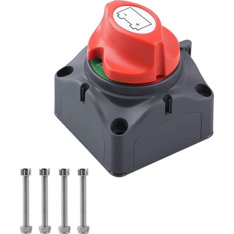 Circuit Breaker Battery 12V-48V, 275A 1250A Battery Isolator On/Off Switch Disconnect Switch for Marine Boat RV Vehicles (1/5)
