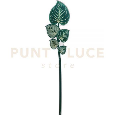 FUNNY FLOWERS, fiore in plexiglass FOGLIA MARANTA VERDE PICCOLA