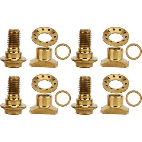 16-teiliges Set C-Klemmen-Bremsbackenmuttern aus Titanlegierung für Rennräder von Bikegold (1/5)