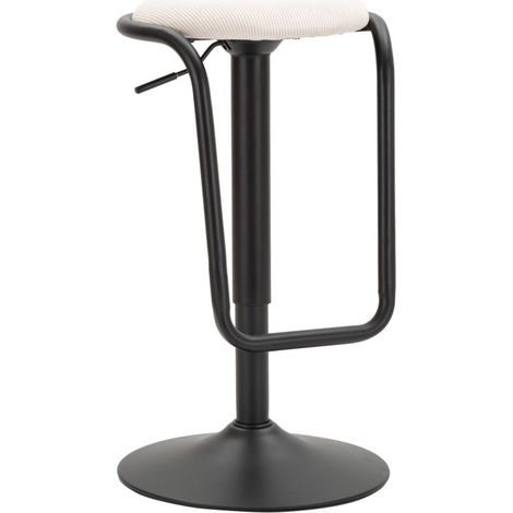 Tabouret de bar avec rehausseur Destiny Blanc Cm Ø 41X61-83 (1/5)