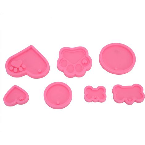 7-teiliges Silikonform-Set für die Schokoladen- und Gebäckherstellung – Kreatives Küchenaccessoire (1/5)