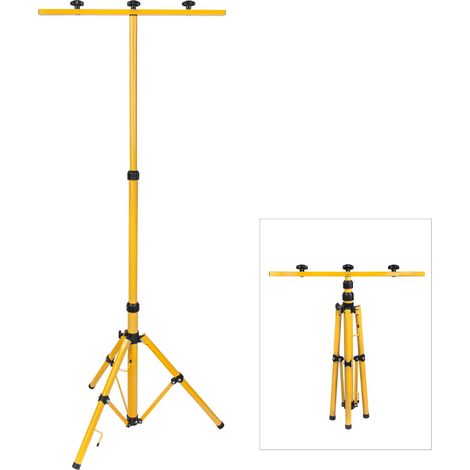Stativ Halter für 2 Baustrahler LED - Strahler Arbeitslampe Arbeitsleuchte Lampe (1/5)