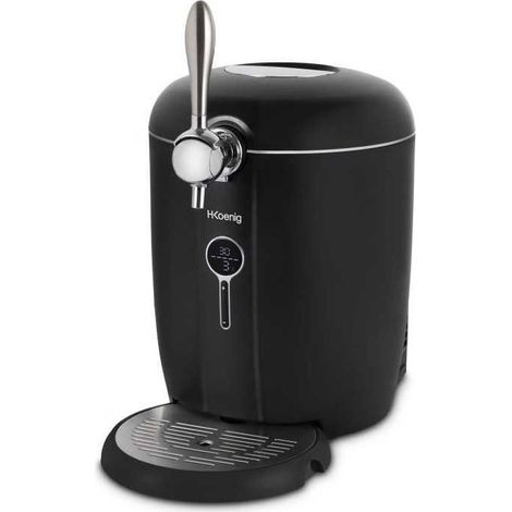 H.Koenig BW1688 Bierzapfanlage schwarz 6L mit regelbarem Kühlsystem (1/3)
