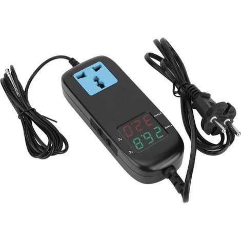 Thermostat électronique pour incubateur, régulateur de température numérique, UE 90V250V (1/5)