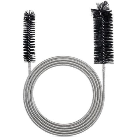 Brosse de nettoyage flexible pour tube d'alimentation - Outil de nettoyage de tuyau - Noir(2M) (1/5)