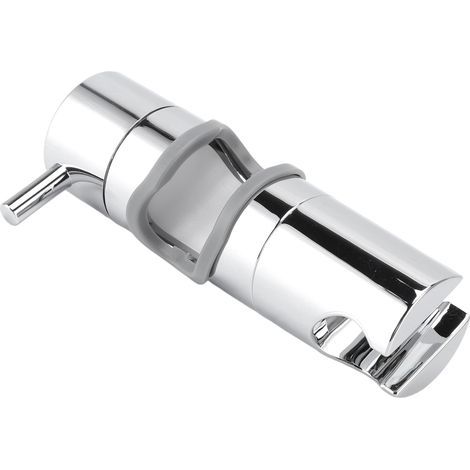 Verchromter Duschkopfhalter aus ABS, verstellbar, rutschfest, verschiebbar, für Badezimmer (1/5)