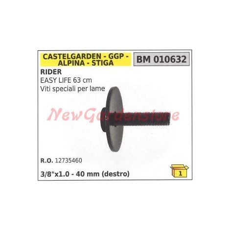 Vite per mozzi lama trattorino rasaerba tosaerba tagliaerba easy life GGP 010632