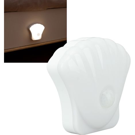 Lampe de nuit d'urgence à induction magnétique en forme de coquillage 4000K (1/5)