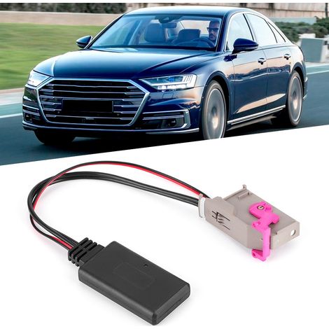 Adaptateur d'entrée audio 32 broches pour module Bluetooth 5.0 de voiture, câble d'entrée compatible avec le système de navigation RNSE des Audi A8, TT, R8, A3 et A4. (1/5)