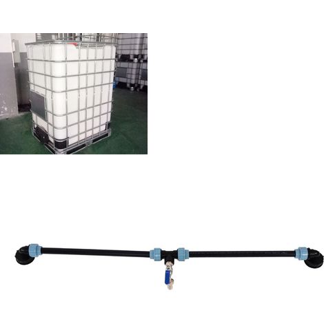 Connecteur pour conteneur IBC, connecteur tandem, coude, accessoires pour conteneur tandem, deux conteneurs connectés en série. (1/5)
