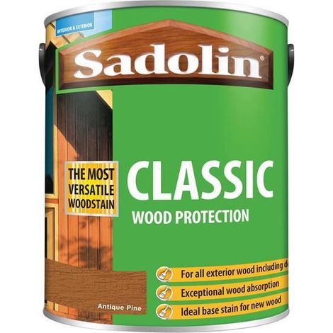 Sadolin Classic Wood Protection Antique Pine 5 litre SAD5028459
