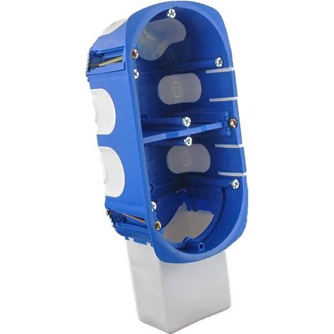 Boîtier d'appareillage Micro-Module MULTIMAT NO AIR NF cloison sèche double 71 mm Ø67 mm – Étanchéité pour installations BBC – BLM