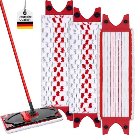 Recharge Serpillere, Lot De 3 Serpillere,Recharge pour Les Systèmes De Balais à Plats, pour Tous Types De Sols (1/4)