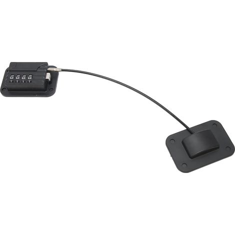 Conception de serrure à combinaison pour réfrigérateur, en plastique et en acier inoxydable, serrure de congélateur facile à installer pour les appareils électroménagers de la maison et du bureau.
