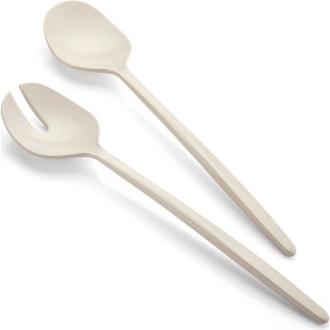 Tierra Guzzini Collection couverts à salade couleur blanc