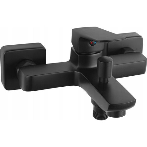 Ferro Vitto VerdeLine grifo de bañera negro mate (1/3)