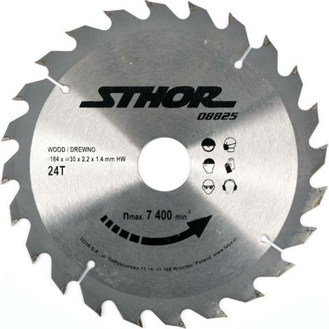 Sthor 08825 lame de scie circulaire de 1 pièce(s)