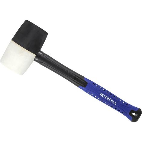 Faithfull Black & White Fibreglass Mallet 32oz FAIRMBWF32 (1/4)