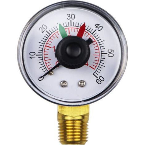 Manomètre Haute Performance avec Glycérine 0-60 PSI compatible Hayward S270T2 et S244SV (1/4)