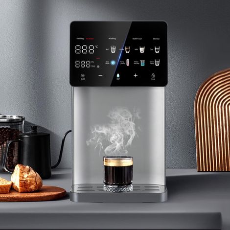 VIESTA® CT140 système d’osmose inverse de comptoir avec fonction eau chaude et froide – Purificateur d’eau RO avec filtre 4-en-1, UV, affichage TDS et écran tactile (1/5)