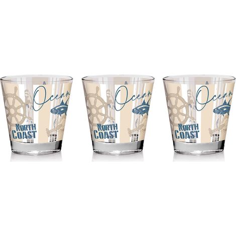 Cerve north coast set 3 bicchieri acqua