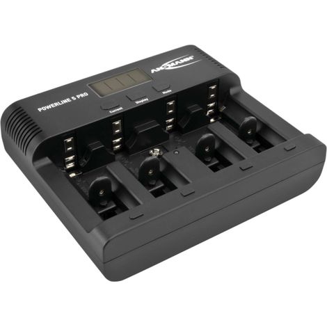 CARICABATTERIA POWERLINE 5 PRO ANSMANN per Micro AAA/Mignon AA