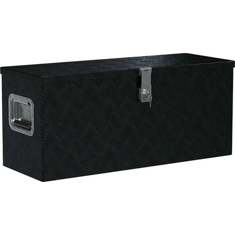 Boîte en aluminium noir, 80 x 30 x 35 cm (1/5)