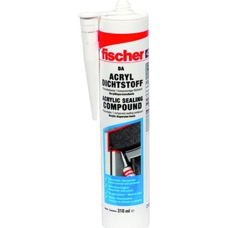 fischer Acryldichtstoff DA 310ml grau (1/5)