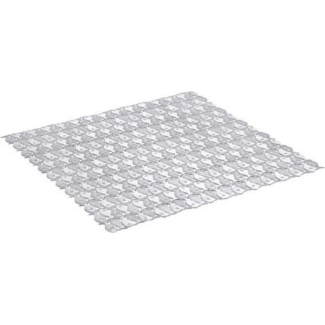 ALFOMBRA BAÑO TRANSLUCIDA PVC VENTOSAS 54 X 54 CM - 5510101 (1/3)
