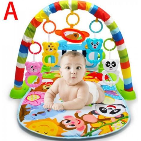 Version A - Bébé Doux Tapis De Jeu Piano Musical Sommeil Erceuse Ctivité Fitness Gym EEnfant Dormir Sécurité Ouverture Adeau Noël (1/2)