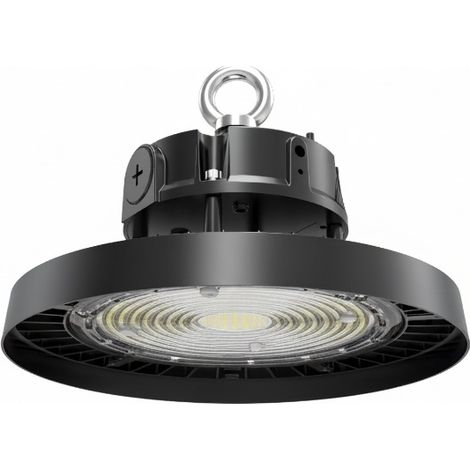 Campana LED Industrial UFO HBD Evo  170lm/W  Regulable 0-10V 6000K 90º Sin Sensor Blanco Frío 100 W