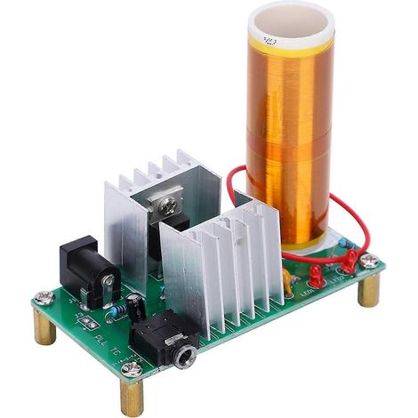 Tesla-Spulenmodul-Bausatz für Mini-Plasma-Lautsprecher (15 W, DC 15–24 V, 2 A)